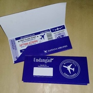 Wedding Invitation Boarding Pass