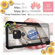 XUNDD Shockproof case for Huawei Mate 20, Mate 20 Pro, Mate 20 X Mate 20x Matte Tempered Glass Scree