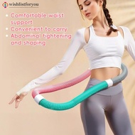Wishlistforyou 1.3KG Soft Spring Weighted Hula Hoop Flexible Tube Waist And Abdominal Training Devic