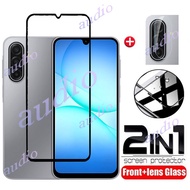 For Samsung A17 5G 2in1 Tempered Glass Film For Samsung Galaxy A17 A27 A37 A57 A07 LTE 5G 4G Screen 