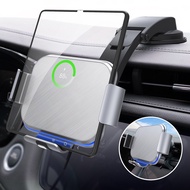 Car Qi Charge Phone Holder Dual Coil Wireless Charger for Foldable Phone Fast Charging Phone Stand f