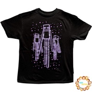 Children's clothes Minecraft Boys Enderman in The Dark T Shirt children's clothes Fashion Baby Fashi