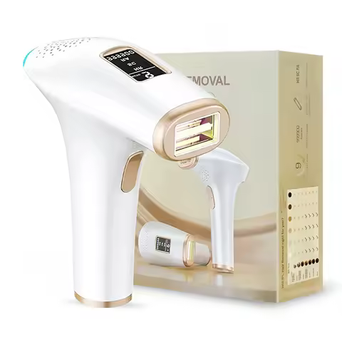 3-In-1 IPL 999,990 Flashes Laser Epilator 9 Levels LCD Display Laser Hair Removal for Women Whole Bo