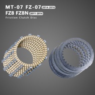 For Yamaha MT-07 FZ-07 FZ07 FZ8 FZ8N WR250 YZ250 Vstar XVS650 XVS 650 Clutch Friction Disc Plate MT0