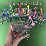 Supermarket trolley model, supermarket cart for Babi dolls and parrots. Mini supermarket cart. Minia
