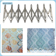 [mojotorw7] Expanding Sewing Gauge Aluminum Buttonhole Spacer Ruler Tool for Window Curtain