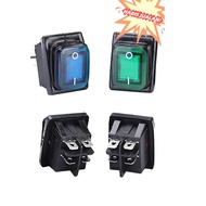 【SUFA-In Stock】Reset Waterproof Rectangular Switch Rocker Switch 20A DPST Rocker Switch IP67