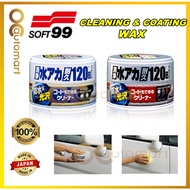 Soft 99 Coating & Cleaning Wax 120-Days Coating Cleaner - 230g