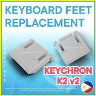 ♞,♘2pcs Keyboard Feet Leg Stand Replacement for Keychron K8, C2, K4v2, K2v2 mechanical keyboards