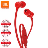 ต้นฉบับJBL T110หูฟังแบบใส่หูที่มี3.5มม.ไมโครโฟนมีสายหูฟังเกมควบคุมHarmanเสียงบริสุทธิ์หูฟังพร้อมไมค์สำหรับIos iPhoneและAndroidหัวเว่ยXiaomi Oppo Vivoซัมซุง