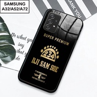 Samsung A32 - A52 - A72 - Softcase Glass - Rokok -S18 - Casing Hp - Pelindung hp-Case Handphone- -Casing Hp Samsung A32 - A52 - A72 - Softcase Glass Kaca -