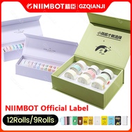 NIIMBOT Label Gift Box 6/9/12 Roll Thermal Label Paper For D11/D110/D101/H1S