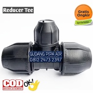 Reducer Tee Connection/ "T" Hdpe 1 1/ 2 inch to 3/ 4 inch (50mmx25mm)