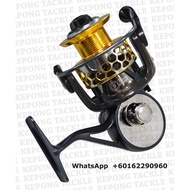 Opass Kimoji Honey Comb Spool Metal Body Spinning Fishing Reel Metal body reel Power Handle