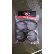 RC 1/10 QD Toys Car Hard Plastic Tyre Set (4pcs)