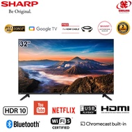 Sharp Full HD AQUOS Google TV 32" 2TC32GH3000X/ 43" 2TC43GH3000X [ Free HDMI ]