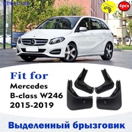 FRONT REAR Mudflaps FOR Mercedes B class W246 B200 B180 MUDGUARD SPLASH MUD FLAP GUARD FENDER MUDGUA