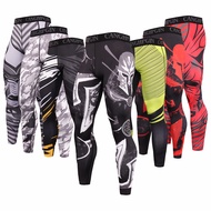 Tights Men's Sports Basketball Leggings High Elastic Compression Pants Running Training Quick-Drying
