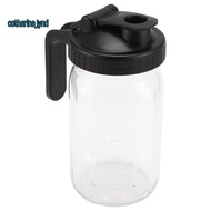 32Oz  Jar Pour Spout Lid -Glass Pitcher Breast Milk Pitcher Graduated  Jar Seal for Juice,Milk,Coffe