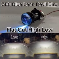 CAHAYA Mini biled 1 inch iBright ZE 0 DEVIL ice blue mini biled super bright Socket H4 motor car AC 