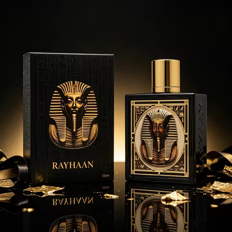Rayhaan Pharaoh Eau de Parfum Spray for Unisex – Mysterious Spicy, Rich Coffee & Sweet Amber Scent, 