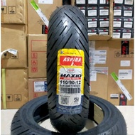 Matic Motorcycle Outer Tire [ORIGINAL ASPIRA] MAXIO SPR40 TL 110/90 RING 12 Rear TUBELESS TUBLES - Megastore ESP NEW DONAT Rear Rim RING 12