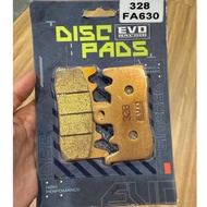 Evo Racing Disc Pad Brake Pad Caliper M3 K50 Ak550 High Performance Sintered Ceramic Pump Brake Pad 