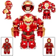 Compatible with Lego Iron Man MK44 Anti-Hulk Armored Superhero Third Party Assembled Building Block Minifigure Toy 0MIA