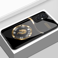 Casing hp For OPPO Reno 7Z 5G Reno 8Z 5G Reno 7 Lite 8 Lite Case Gold Dragon Pattern Casing HP Case 