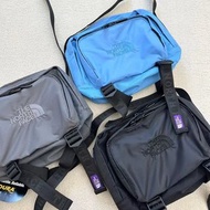日本預訂 the north face purple label 紫標刺繡logo CORDURA防水 斜咩袋 斜跨包 NN7305N