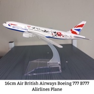 British Airways A380 16cm Die-cast Metal Airplane | British Airways B777 | British Airlines A380 B77
