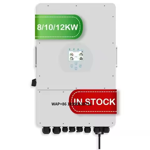 EU Warehouse Deye Hybrid Solar Inverter 12kw 3 Phase 6kw 8kw 10kw 20kw Deye SUN-12K-SG04LP3-EU for H