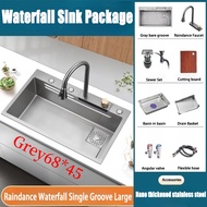 Sink/kitchen sink household sink 304 stainless steel sink 3.0mm thickened sink/kitchen sink complete