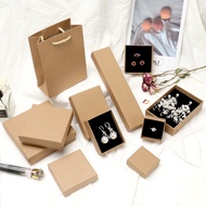 Retro Kraft Paper Jewelry Box Earringsbox Bracelet Gift Box