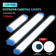 USB Rechargeable Magnetic Emergency LED Light Lamp Outdoor Portable Light Tube Night Market Camping 