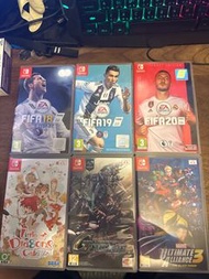 Switch games fifa 18 19 20 / little dragon cafe/ g gen/ marvel