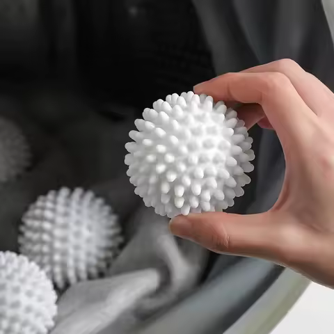 Anti-wrap laundry ball round pure white magic cleaning drum washing machine laundry dryer balls wash