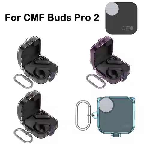 TPU Earphone Protective Case Transparent Security Lock Clear Cover Anti-Scratch Earphone Accessories