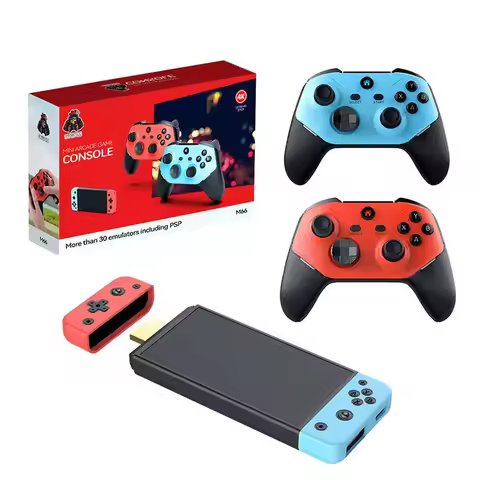 M66 TV Game Stick Retro Classic Video Game Console 20000+ Games 4K Gaming Stick with Wireless Gamepa