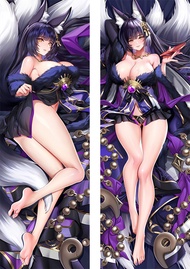 เกม Azur Lane Musashi คอสเพลย์ Dakimakura อะนิเมะกอดปลอกหมอนร่างกายพิมพ์สองด้าน Otaku ปลอกหมอนที่นอนหมอน