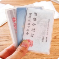 Soft Identity Card Credit Card Cover Sleeves Transparent Matte for Standard Bank ID Card Case