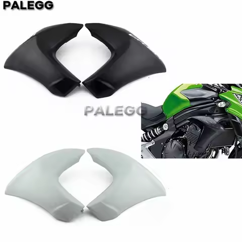 Motorcycle ER6N Side Radiator left & right Cover Panel Fairings Radiator cover For Kawasaki ER6N ER 
