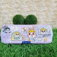 UNGU Crybaby Purple Magnetic Pencil Case Crybaby Purple Plastic Magnet Pencil Case