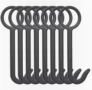 Essilnn AR500 Steel Target Hanger Shooting Target Hook DIY Pipe Target Stand Kit Assemble Metal Gong