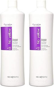 Fanola No Yellow Purple Shampoo - Purple Color Depositing Shampoo for Blondes, Bleached & Grey Hair 
