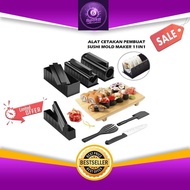 Spot8Cheap SUSHI MAKER PROFESSIONAL 10 SET COMPLETE SUSHI MOLD/ Black Plastic Round Tool - Sushi Mak