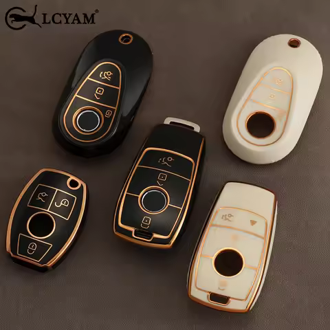 Key Fob Cover Fits for Mercedes-Benz CLK GLK GLC G Class CLA GLK350 GLA250 C300 AMG GLC300 Car Remot