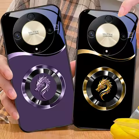 Circle Chinese Loong For Honor Magic 6 50 70 90 Lite X7b 200 Pro Nova 10 Nova 5T X6 P30 Pura 70 Ultr