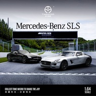 TIME MICRO 1/64 MERCEDES SLS AMG SILVER