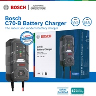 Bosch C70-B Battery Charger for 12V 24V Car Commercial Vehicle Big Bike Motorcycle Lead-acid AGM EFB